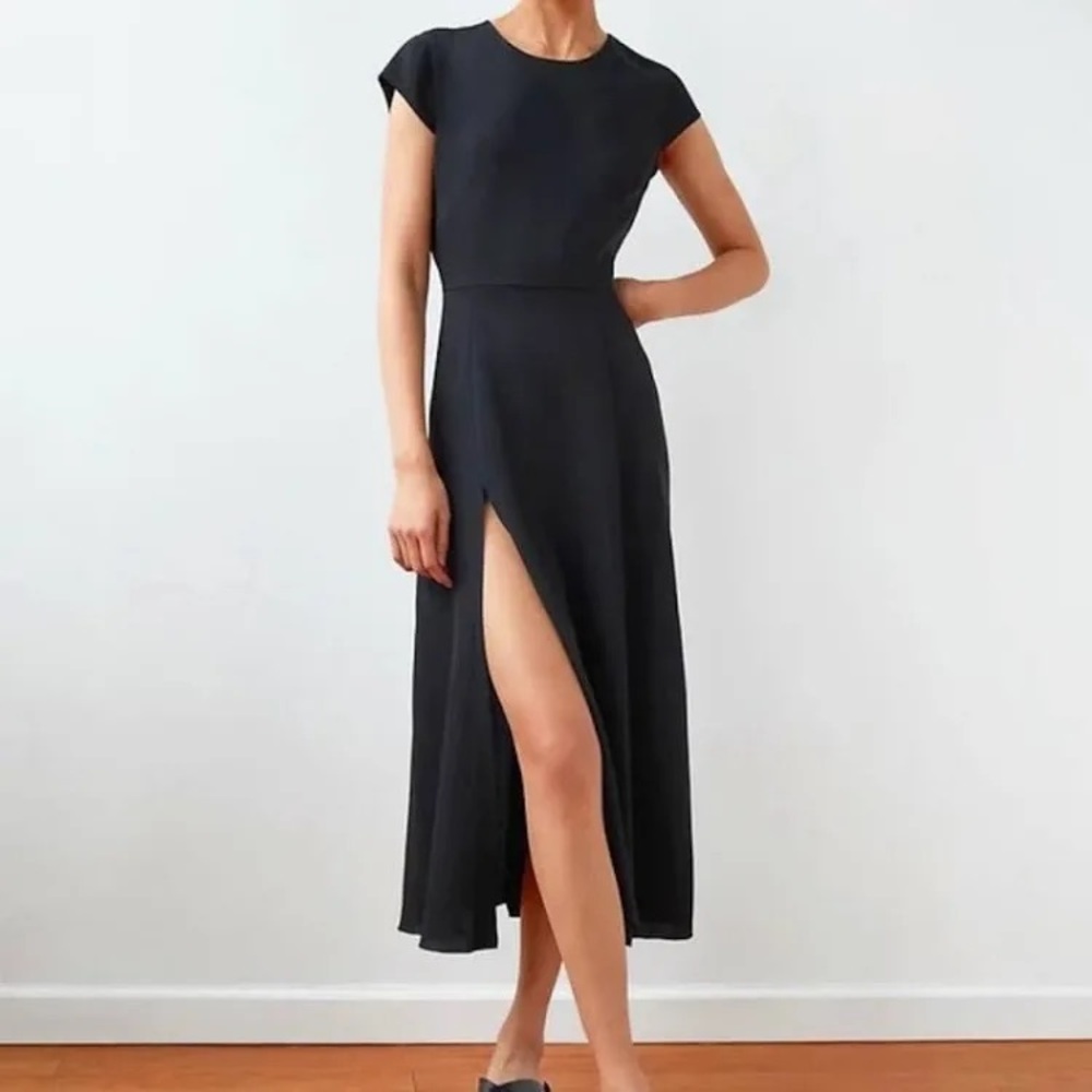 Babaton Hamptons Midi Slit Dress